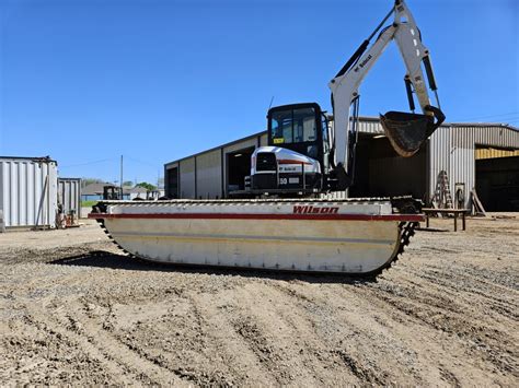 mini marsh excavator|wilson marsh equipment company.